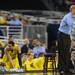 Michigan head coach John Beilein gestures towards the court  during the first half at Cowboys Stadium in Arlington, Texas on March 29, 2013. Melanie Maxwell I AnnArbor.com